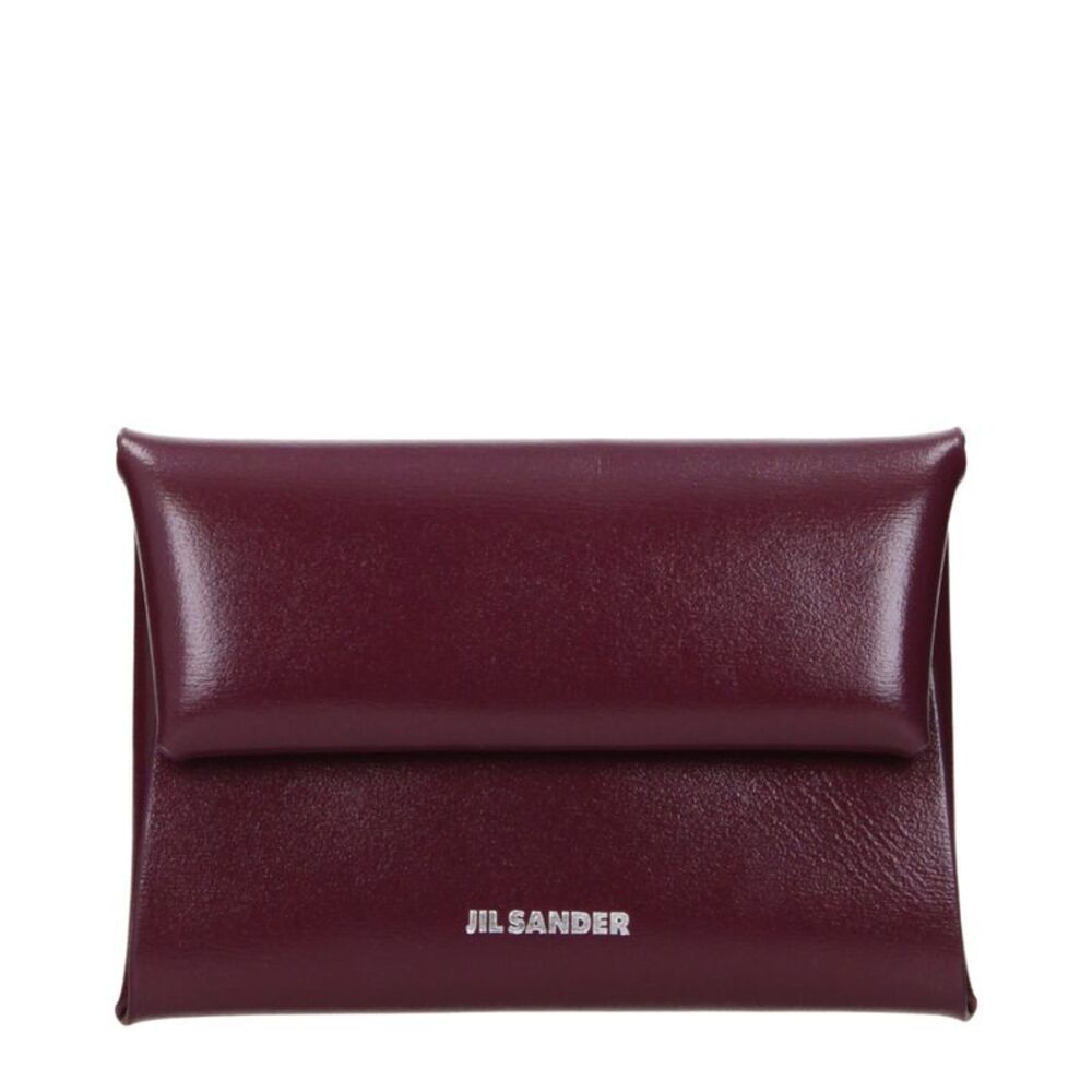 Jil Sander Red Leather Women's Wallet